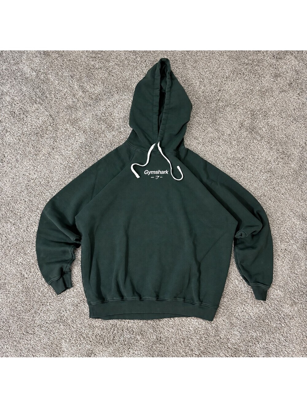 Gymshark Bigger Quads Than Your Ex Brushed Graphic Hoodie Victory Green Mens M